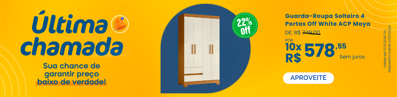 Guarda Roupa em Promo&ccedil;&atilde;o